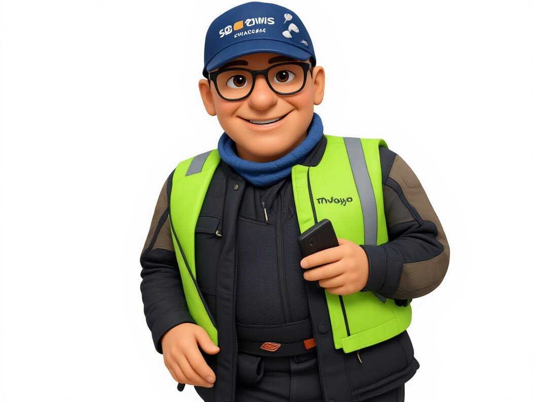 Motorradfahrer mit Kamera am Alpenpass