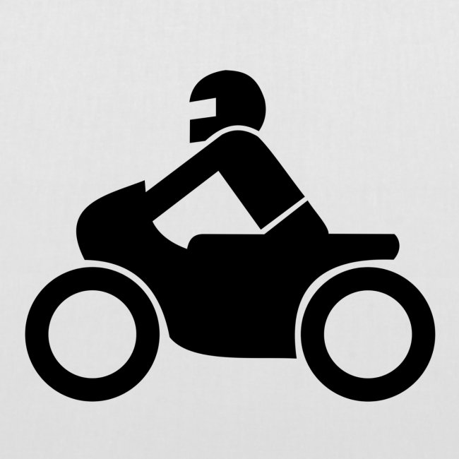Community-Post mit Motorradbildern auf einem Bildschirm